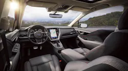 Interior of the 2020 Subaru Legacy