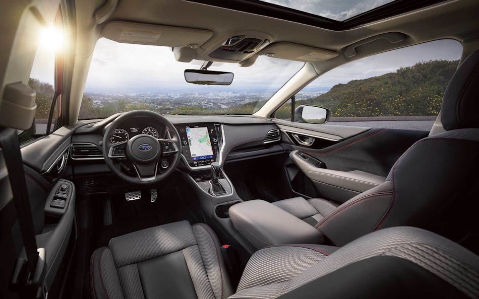 Interior of the 2020 Subaru Legacy