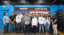 Channellock, Inc. presented first-place of the Trade School Trade-Up competition to Ladysmith High School in Ladysmith, Wisconsin, with a prize of $5,000 cash, new tools for students and their classroom, and a Channellock classroom makeover.