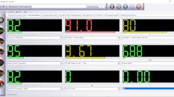 AutoEnginuity Giotto screenshot showing PIDS associated with charging system.