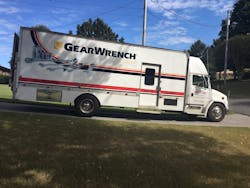 Independent tool dealer Danny Jones says he covers about 700-800 miles per week in his Freightliner FL70. Independent tool dealer Danny Jones says he covers about 700-800 miles per week in his Freightliner FL70.