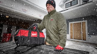 Milwaukee Tool&rsquo;s M12 Heated Axis Layering System with GridIron Work Shell, Model 255B.