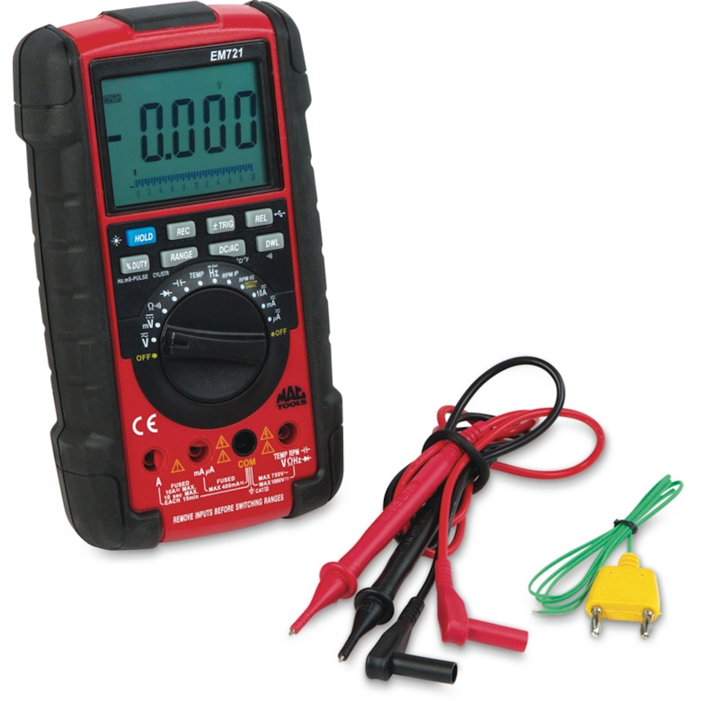 Digital Multimeter, EM721 From: Mac Tools | Vehicle Service Pros