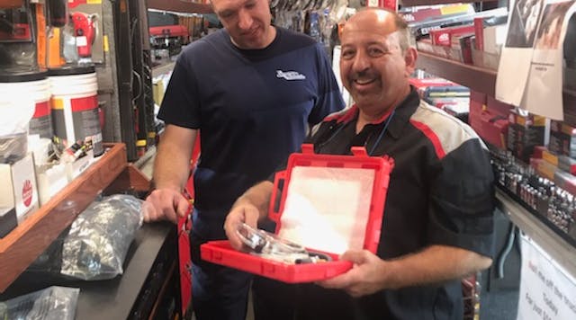 Matuk has been a Mac Tools distributor for about 15 years now, and has made a name for himself among the technicians at his stops.