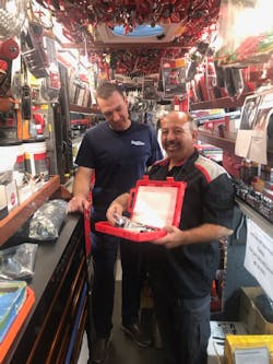 Matuk has been a Mac Tools distributor for about 15 years now, and has made a name for himself among the technicians at his stops. Matuk has been a Mac Tools distributor for about 15 years now, and has made a name for himself among the technicians at his stops.
