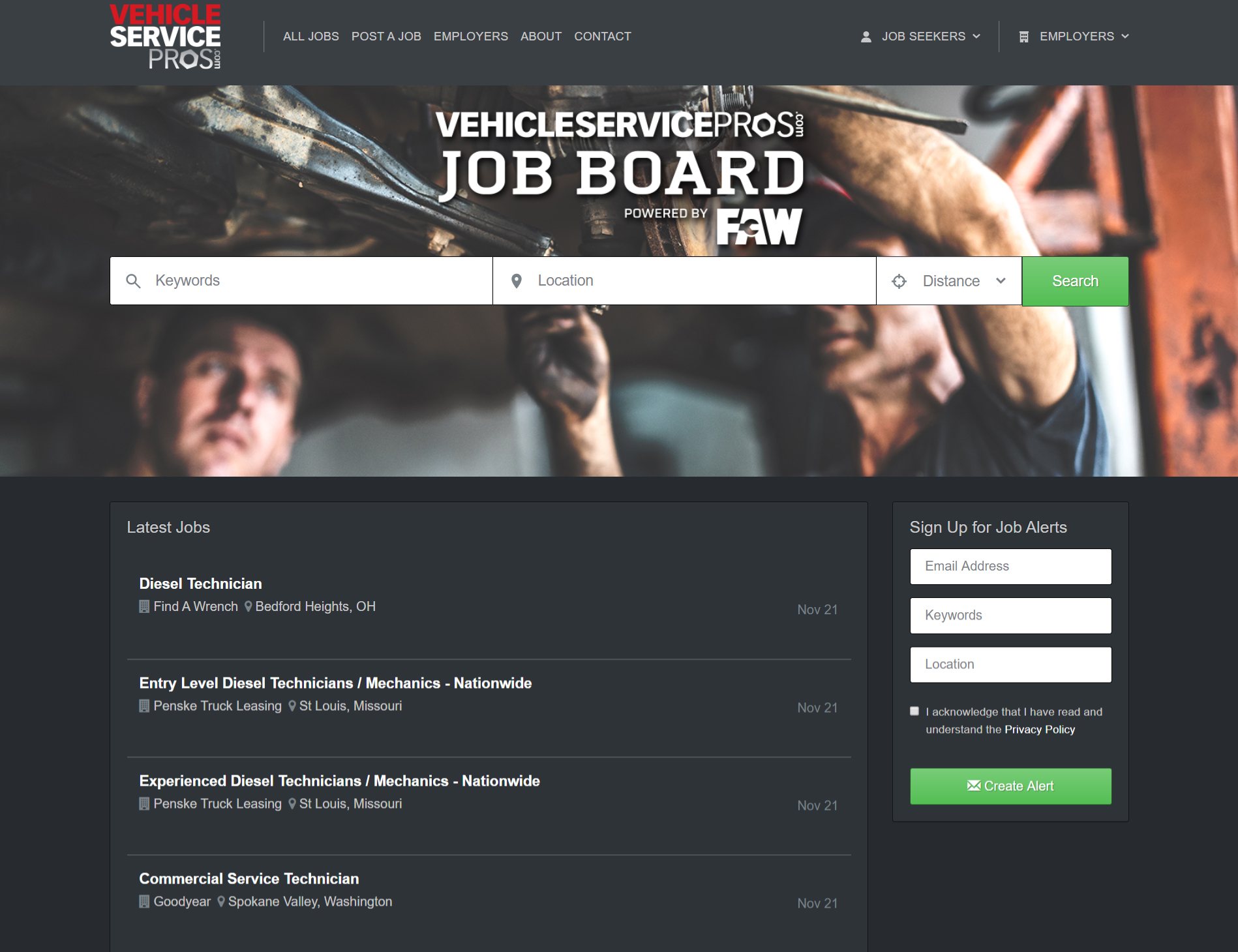 Vsp Job Board Homepage 5ddd37045db4a