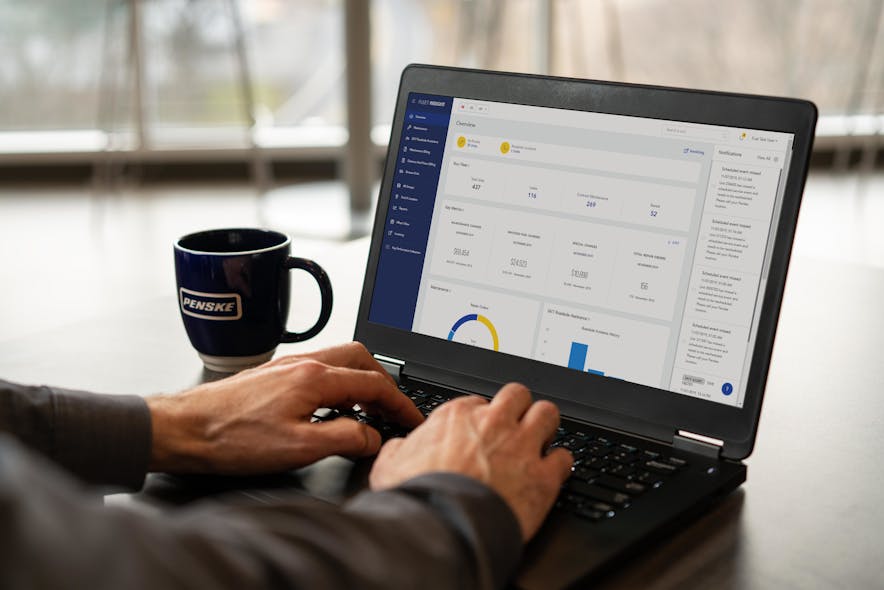 Penske Truck Leasing Upgrades Fleet Insight Customer Website Vehicle 