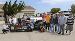 California's Santa Ynez Valley Union High School is among the 10 schools that will participate in the 2019-2020 SEMA High School Vehicle Build Program.
