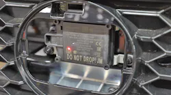 Figure 1 - Forward-facing radar on a 2019 Nissan Altima.