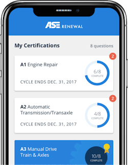 Ase Renewal App