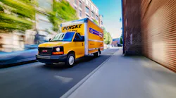 Penske Rental Truck Street Scene