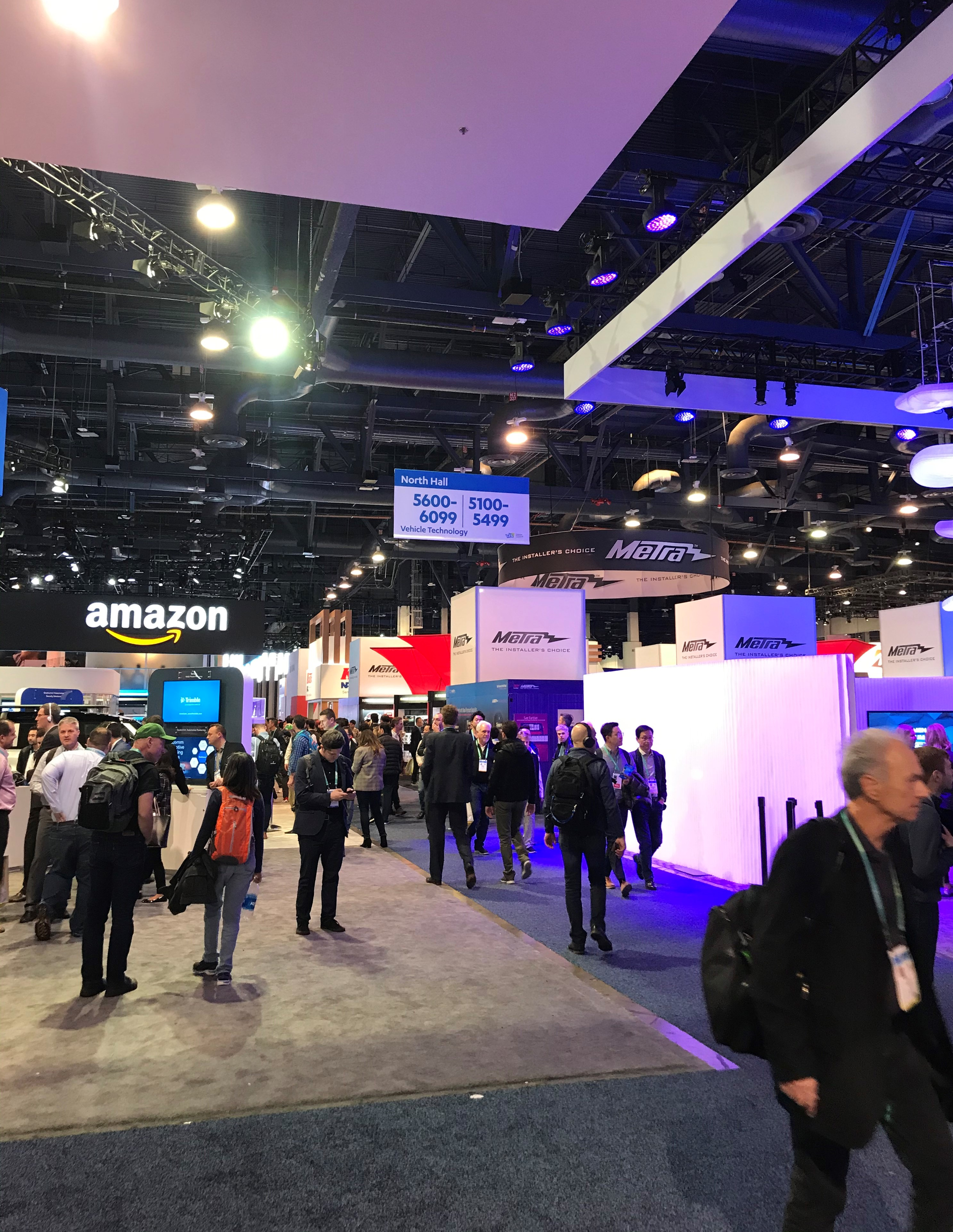 A view from the show floor at CES 2020.