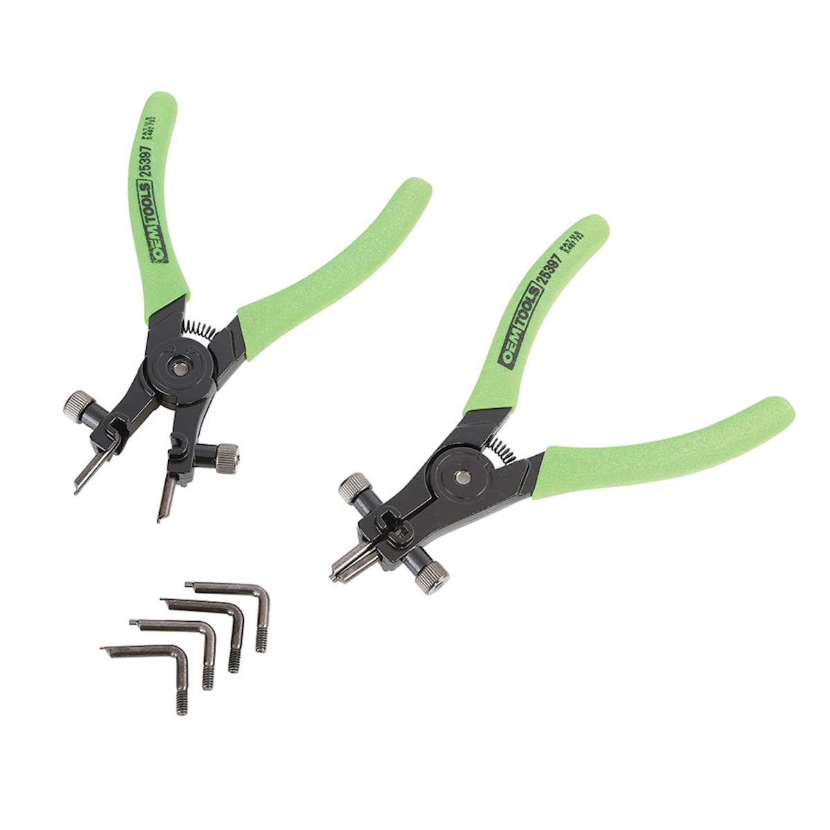 61/2" Heavy Duty Snap Ring Pliers Set, No. 25397 From OEMTOOLS