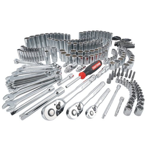243 Piece Standard and Metric Polished Chrome Mechanics Tool Set