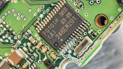 Fig. 2 - Electrical circuit damage caused by moisture. Fig. 2 - Electrical circuit damage caused by moisture.
