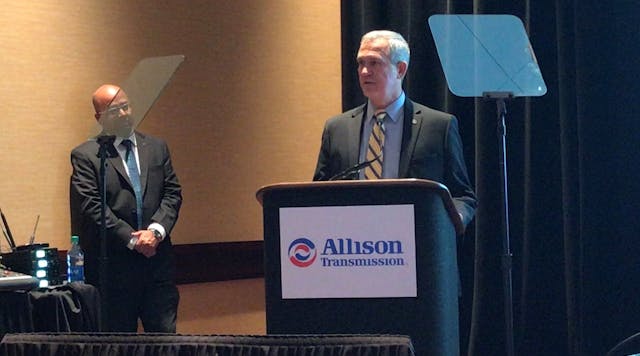 Randy Kirk, senior vice president of product engineering and program management at Allison Transmission, announced the opening day of the Vehicle Environmental Test Center will be July 8, 2020.