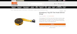 The redesigned Kinedyne.com includes full specifications and photos of every product, including hundreds of 360-degree images.