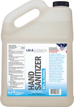 Lsi Chemical 4x6 Hand Sanitizer 1 Gallon 5e975a103ee80