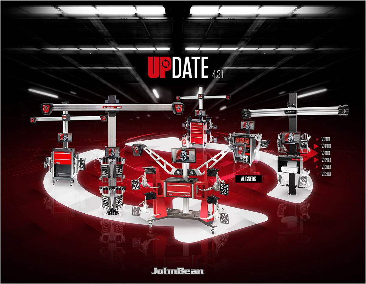 John Bean Releases Wheel Alignment Software Update Vehicle