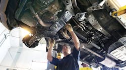 Mechanic Under Car