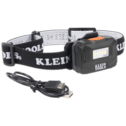 Rechargeable Light Array Headlamp with Fabric Strap, No. 56049