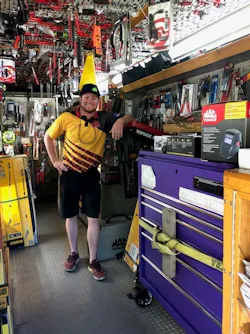 Russell “Burton” Harbin is a Mac Tools distributor operating a 16’ 2002 Freightliner MT45 through Greer, South Carolina. With over 250,000 miles on the truck, Harbin has had to invest in some maintenance – but it hasn’t slowed down his ability to provide his customers with the product they need.