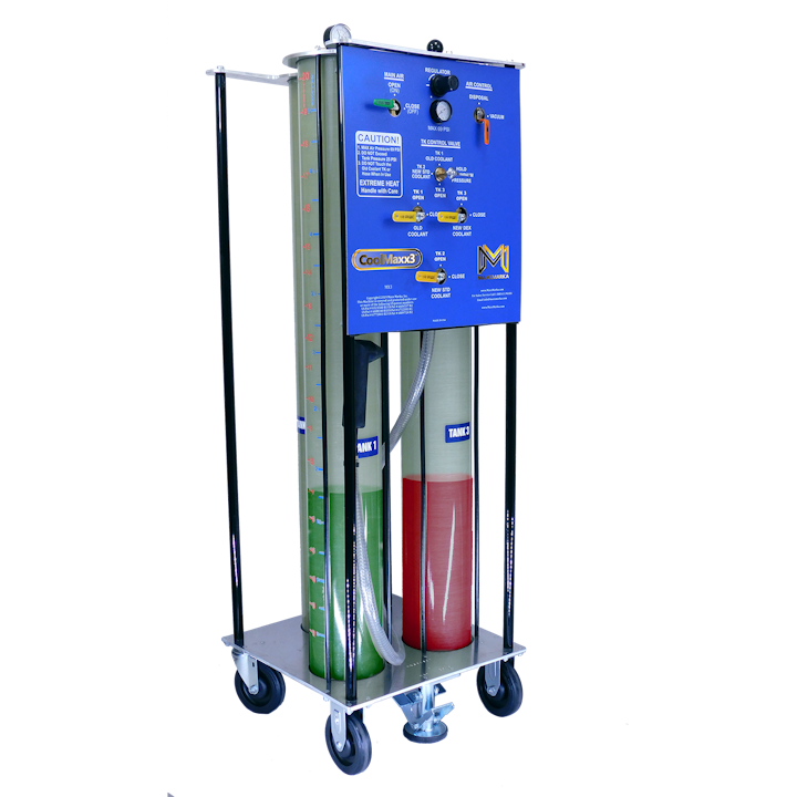 CoolMaxx3 Coolant Exchange Machine From MaxxMarka Inc. Vehicle