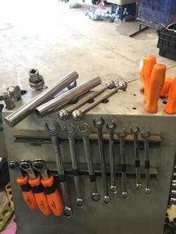 Organization for each workstation is key to efficiency. Organization for each workstation is key to efficiency.