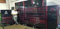 Sigman's goal when he purchased his Matco Tools 6 Series toolbox was to condense all his tools into one primary box. Sigman's goal when he purchased his Matco Tools 6 Series toolbox was to condense all his tools into one primary box.