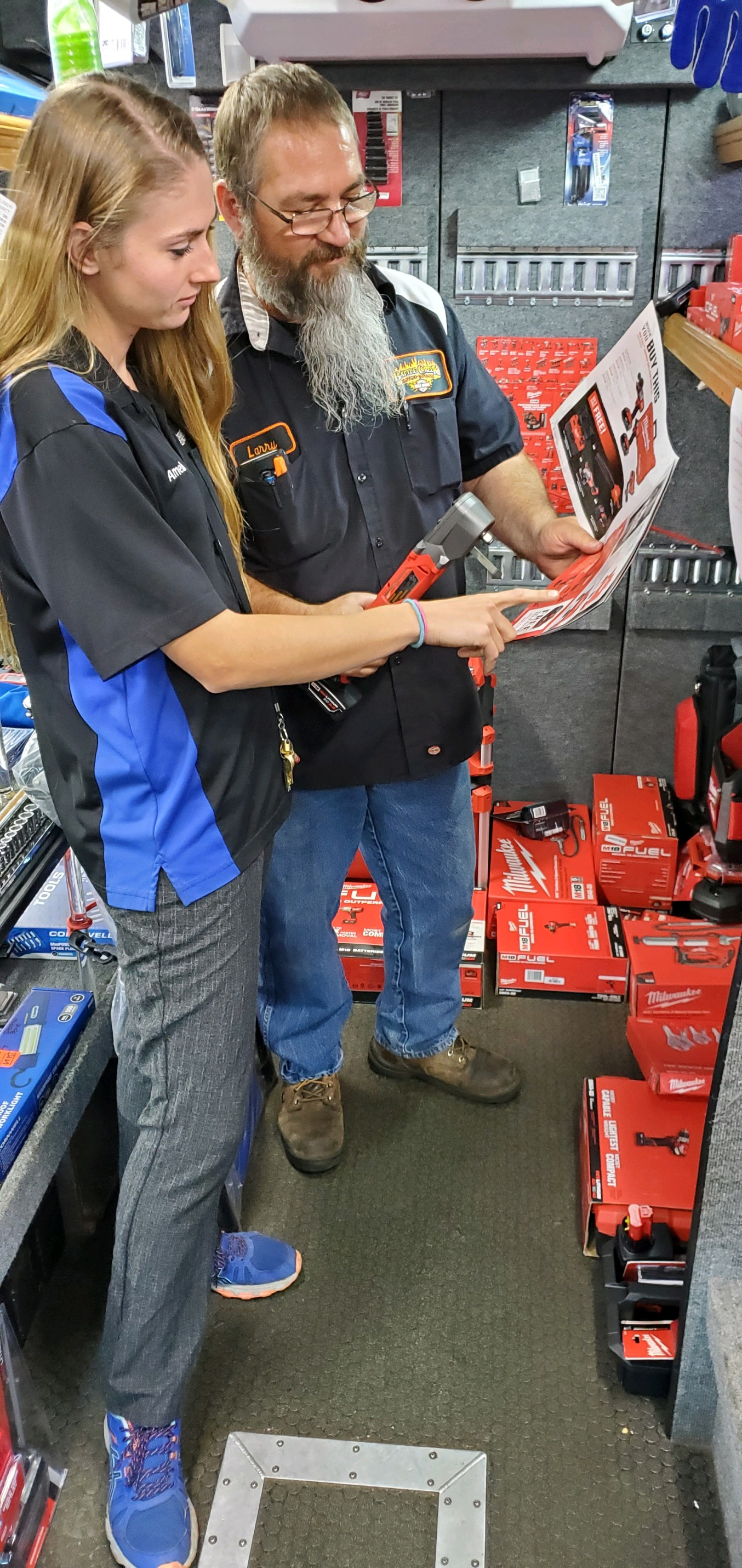 Cornwell Tools dealer Amelia Klenoski says it&rsquo;s important to understand each tool&rsquo;s specs to make the sale.