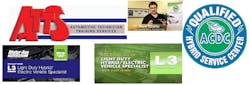 These are just some of the available hybrid/electric vehicle training and certification paths available. It's always recommended to follow OE service information and safety guidelines. These are just some of the available hybrid/electric vehicle training and certification paths available. It's always recommended to follow OE service information and safety guidelines.