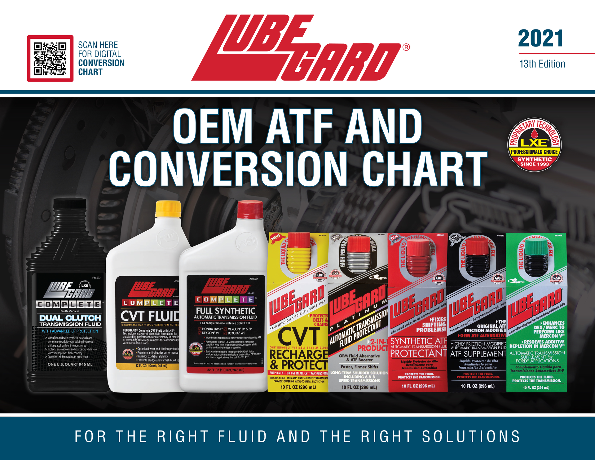 LUBEGARD announces brand new OEM ATF and Conversion Chart Vehicle