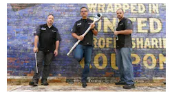 Chipola College Automotive instructor John Gardner (center) has signed on for season 7 of the television show, “Tech Garage,” presented by RockAuto.com airing on MotorTrend TV. Gardner is pictured along with co-host, Josh Ellis, Chipola Assistant Auto Tech Instructor (right), and multitalented automotive journalist, Dave Dobson.