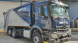 MANN+HUMMEL PureAir roof box on an ALBA recycling truck in Singapore