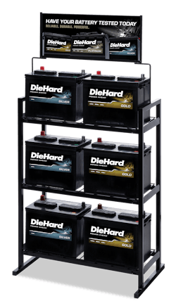 Die Hard Battery Rack