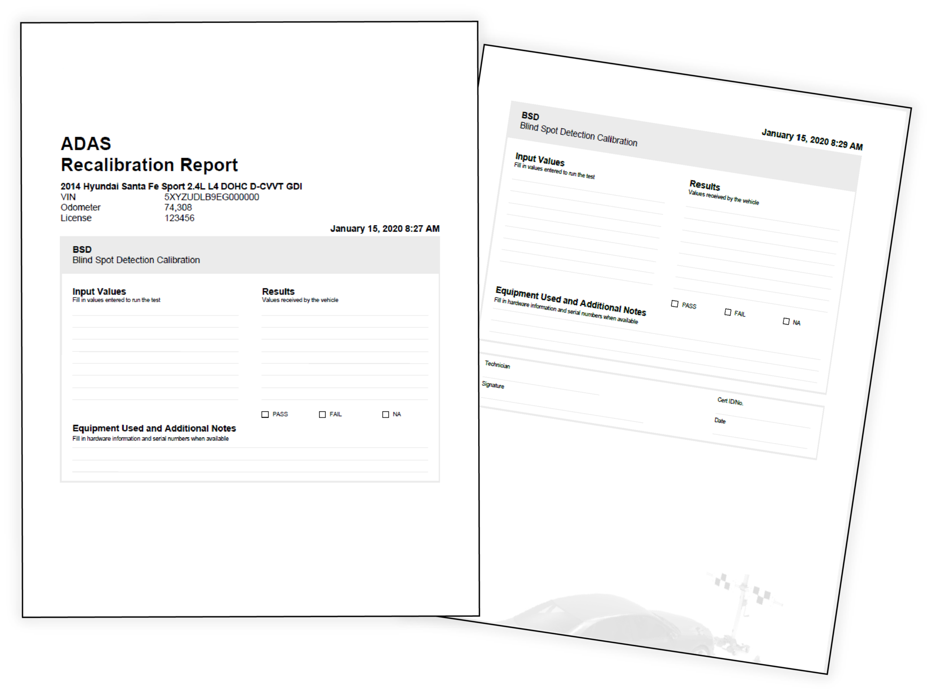 ADAS Recalibration Report | Vehicle Service Pros