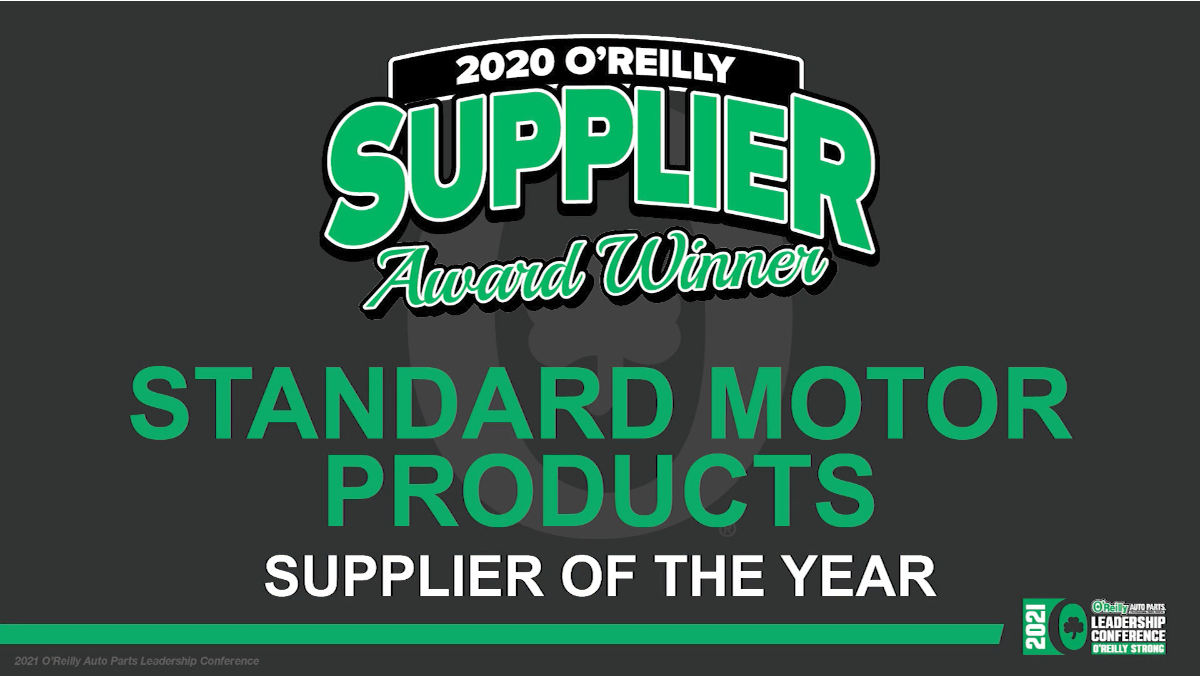 Standard Motor Products Named 2020 Supplier Of The Year By O&rsquo;reilly Auto Parts