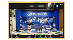 Cornwell 'booth' setup for the show this year!