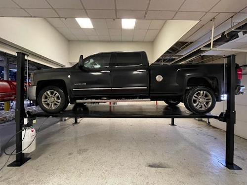 Big Buddy Four-Post Lift From: Advantage Lifts | Vehicle Service Pros