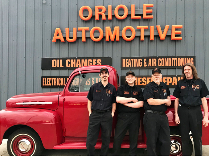Dan Gray and the Oriole Automotive team