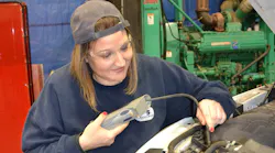 Figure 8: Mobile A/C service technicians help protect our environment each day by using trace dye and electronic leak detectors to find and fix refrigerant leaks.