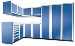 Blue Cabinet Render