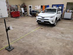 Figure 4: ADAS target setup Figure 4: ADAS target setup