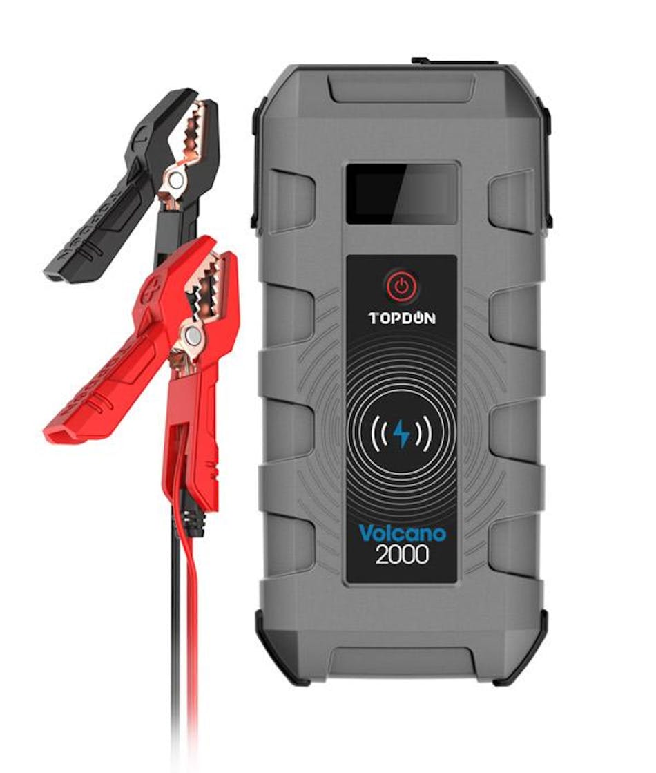 Topdon volcano 2025 2000 jump starter