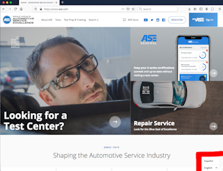 Ase Releases Spanish Language Option To Its Website Vehicle Service Pros