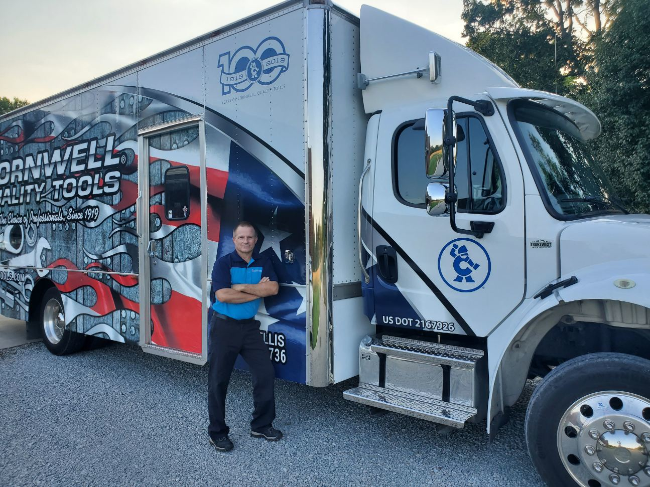 Bruce Ellis has been selling tools from a truck for over 17 years.