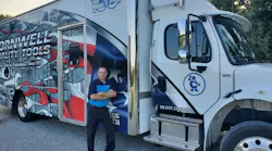 Bruce Ellis has been selling tools from a truck for over 17 years.