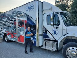 Bruce Ellis has been selling tools from a truck for over 17 years. Bruce Ellis has been selling tools from a truck for over 17 years.