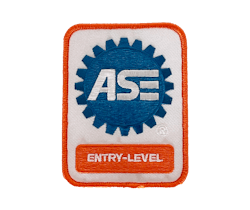 ASE entry level certification patch ASE entry level certification patch