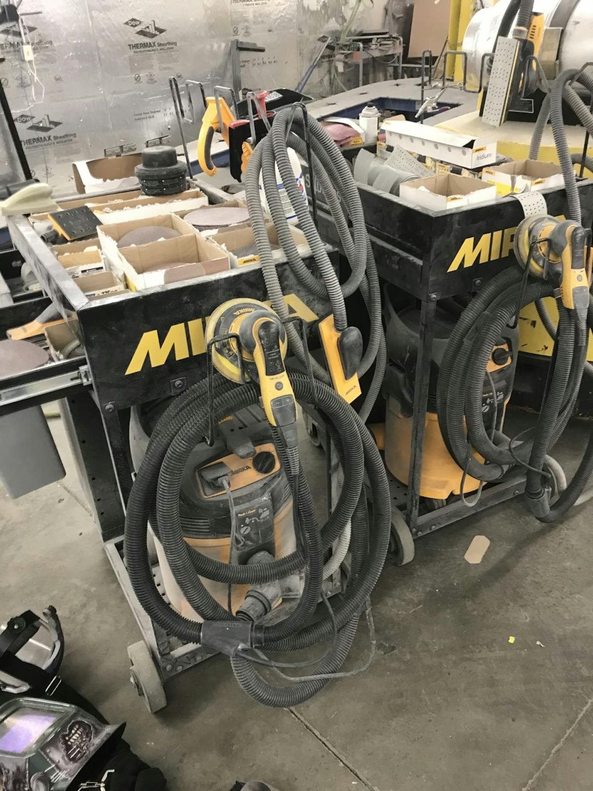 Dustless sanding machine discount